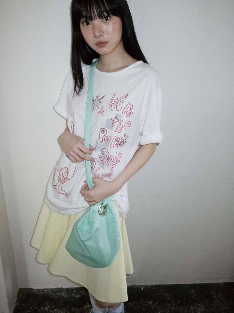 クレヨンフルーツTシャツ（アップルホワイト） | ONSKA | HANA(ハナ) #3