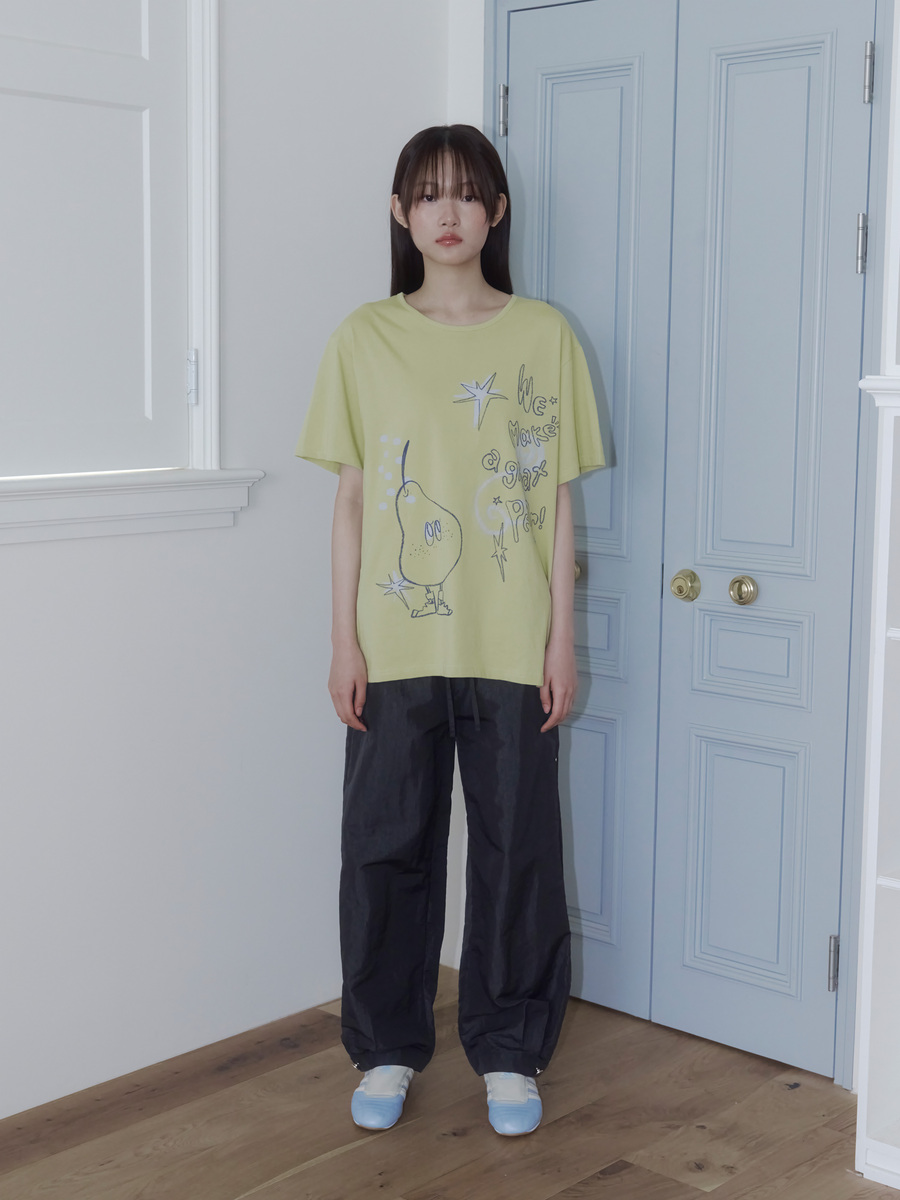 クレヨンフルーツTシャツ（ペアオリーブ） | ONSKA | HANA(ハナ) #9