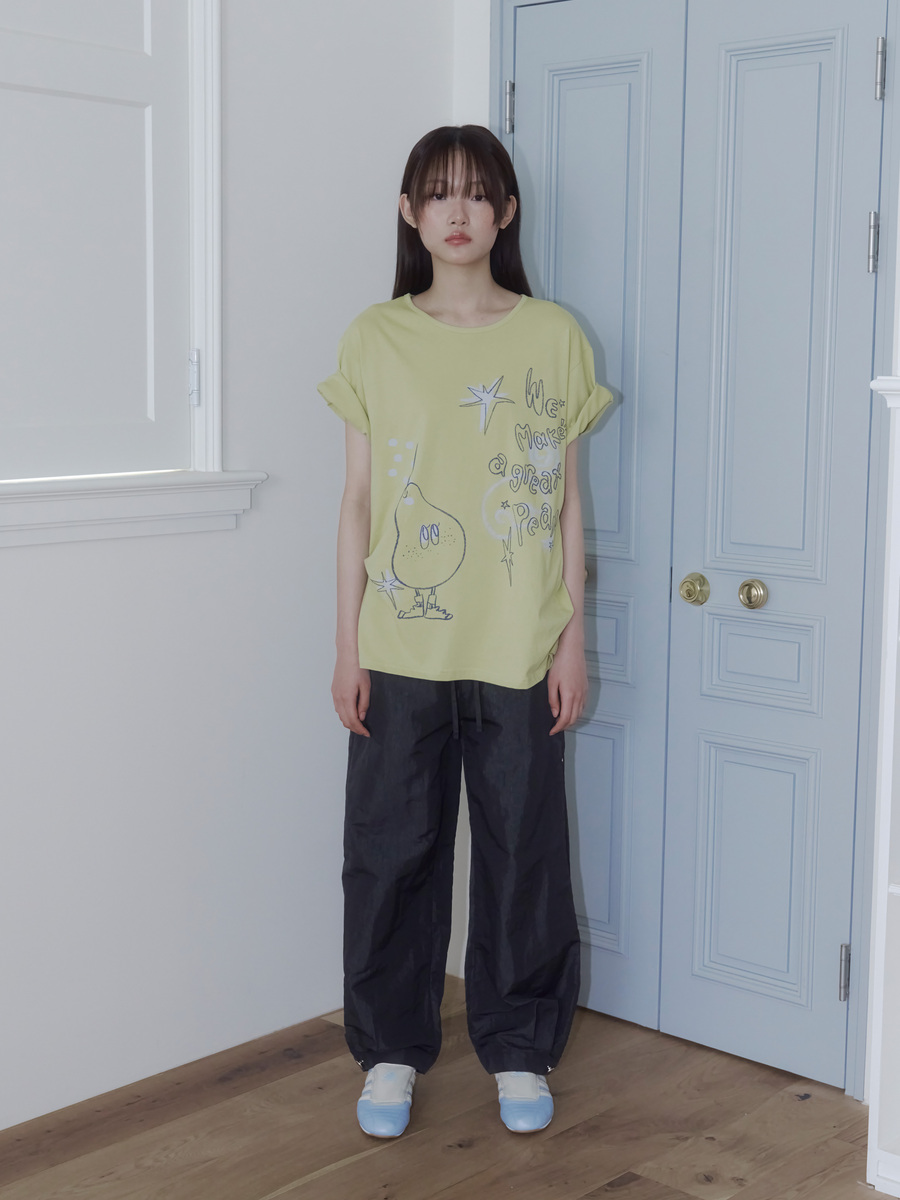 クレヨンフルーツTシャツ（ペアオリーブ） | ONSKA | HANA(ハナ) #10