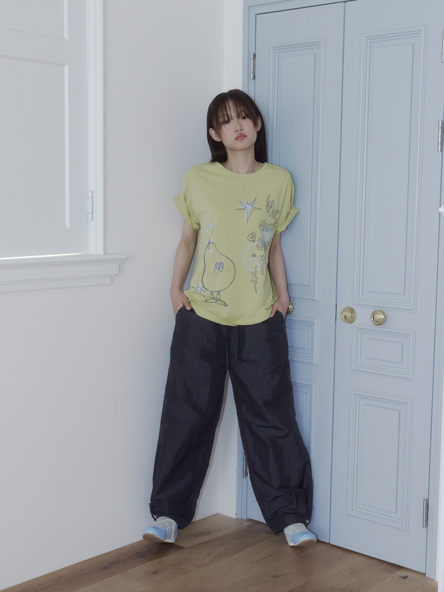 クレヨンフルーツTシャツ（ペアオリーブ） | ONSKA | HANA(ハナ) #13