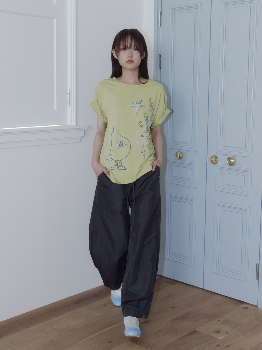 クレヨンフルーツTシャツ（ペアオリーブ） | ONSKA | HANA(ハナ) #15
