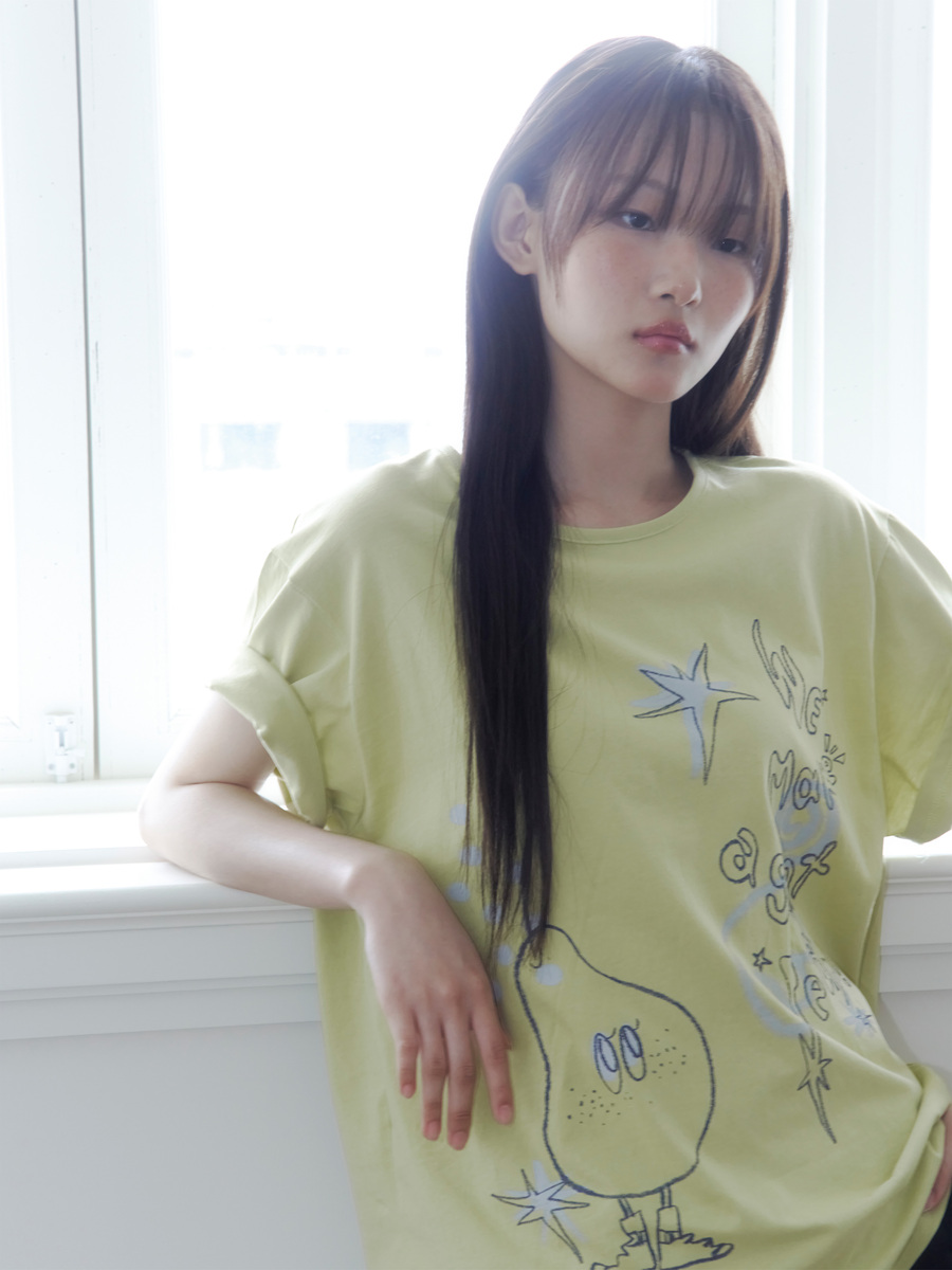 クレヨンフルーツTシャツ（ペアオリーブ） | ONSKA | HANA(ハナ) #7