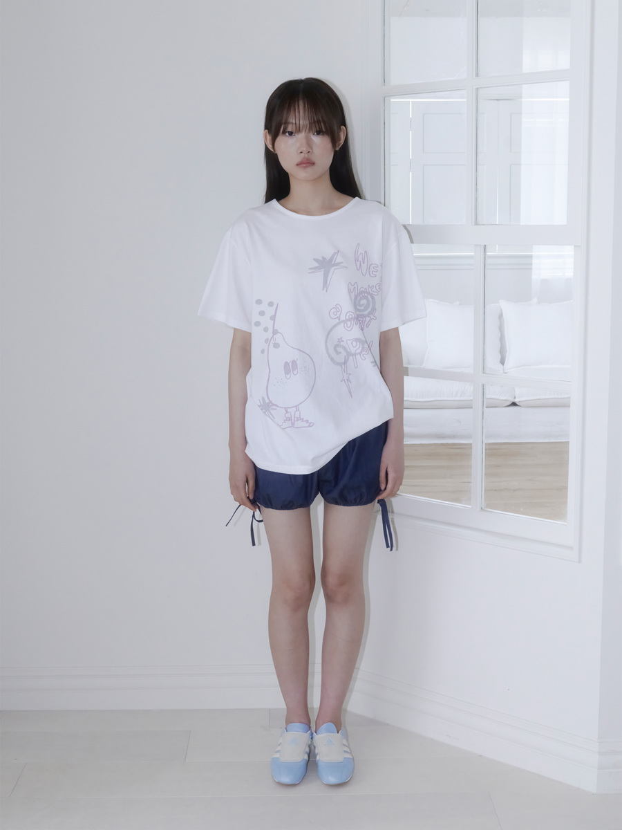 クレヨンフルーツTシャツ（ペアホワイト） | ONSKA | HANA(ハナ) #4