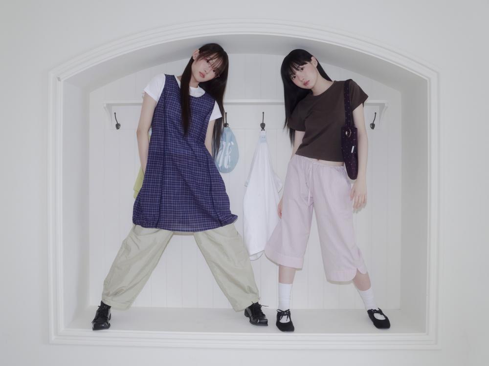 バルーンチェックワンピース (ネイビー) | ONSKA | HANA(ハナ) #37