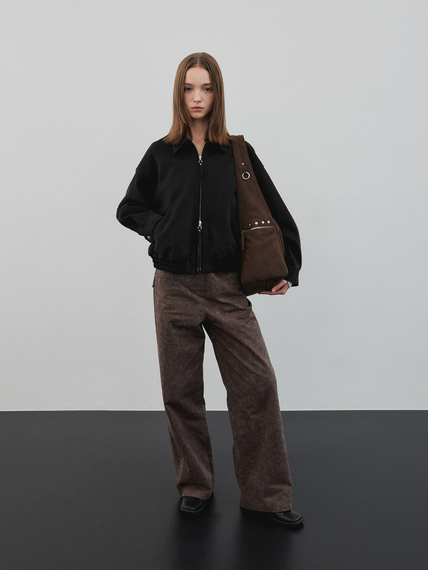 スタッドスエードバルキーバッグ(ブラウニー) | CHRISTINE PROJECT | HANA(ハナ) #4