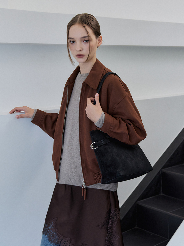 CPヴィーガンスエードボンバージャケット(2カラー) | CHRISTINE PROJECT | HANA(ハナ) #2