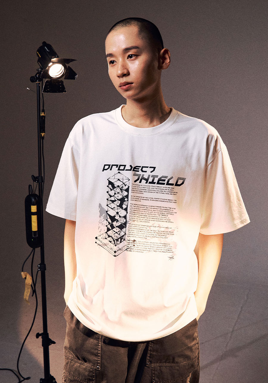OGシールドグラフィックショートスリーブTシャツ-ホワイト | OFFGRID | HANA(ハナ) #2