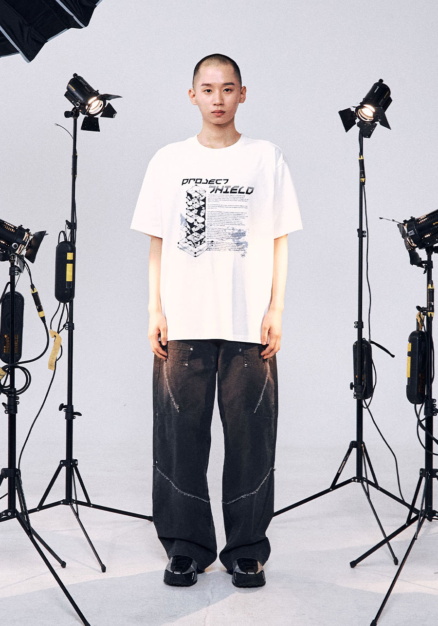 OGシールドグラフィックショートスリーブTシャツ-ホワイト | OFFGRID | HANA(ハナ) #8
