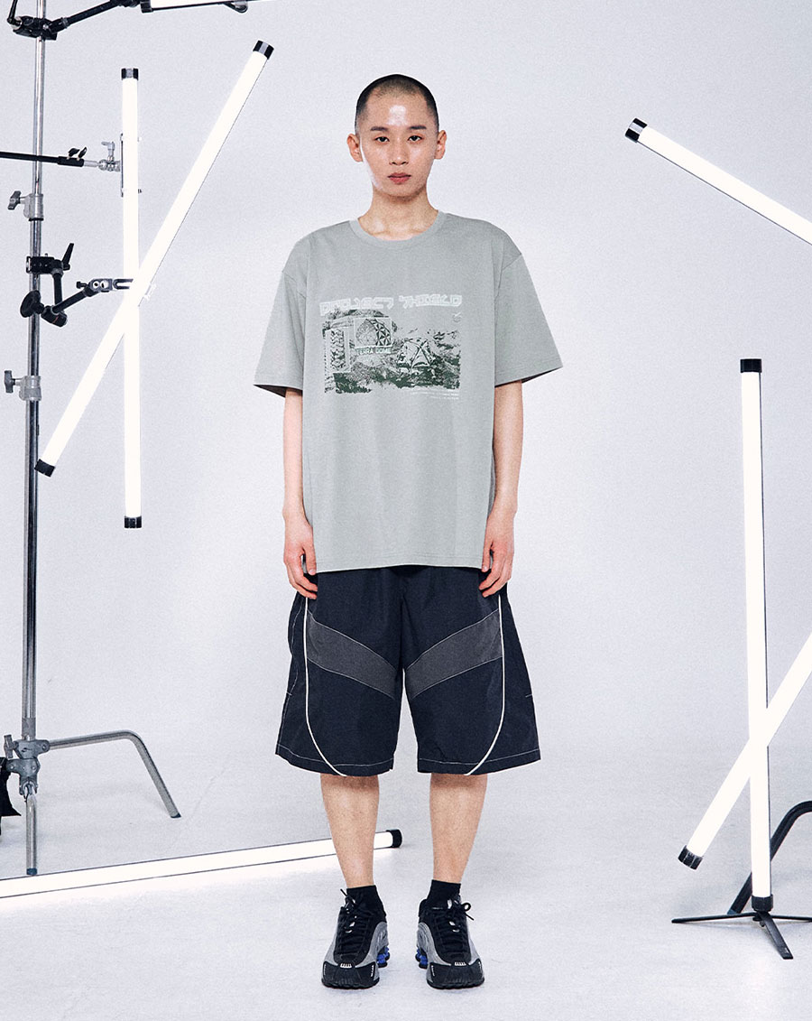OGシールドダーツショートスリーブTシャツ-カーキ | OFFGRID | HANA(ハナ) #7