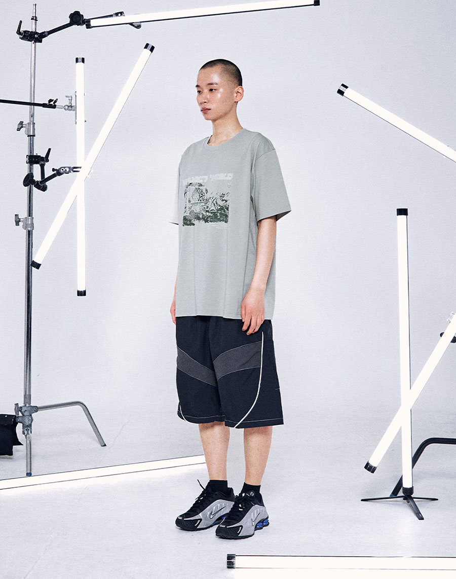 OGシールドダーツショートスリーブTシャツ-カーキ | OFFGRID | HANA(ハナ) #8