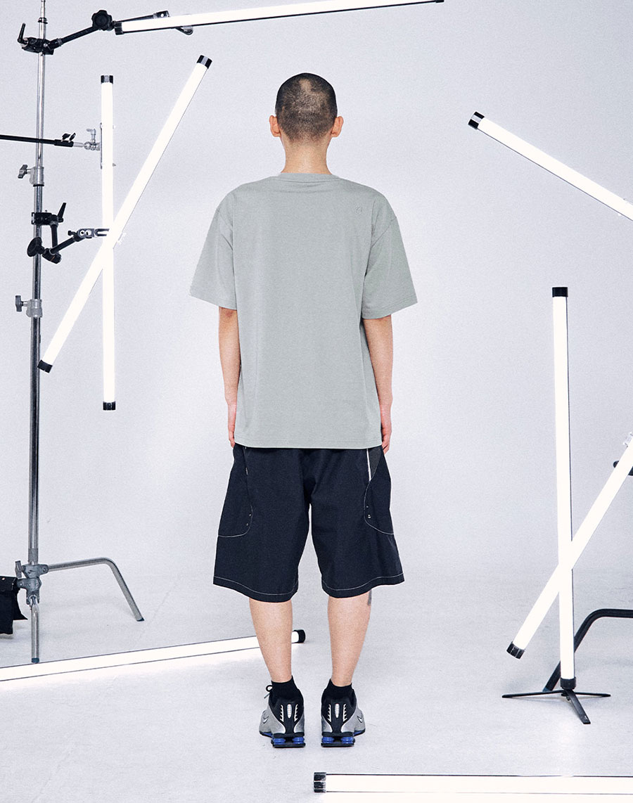 OGシールドダーツショートスリーブTシャツ-カーキ | OFFGRID | HANA(ハナ) #9