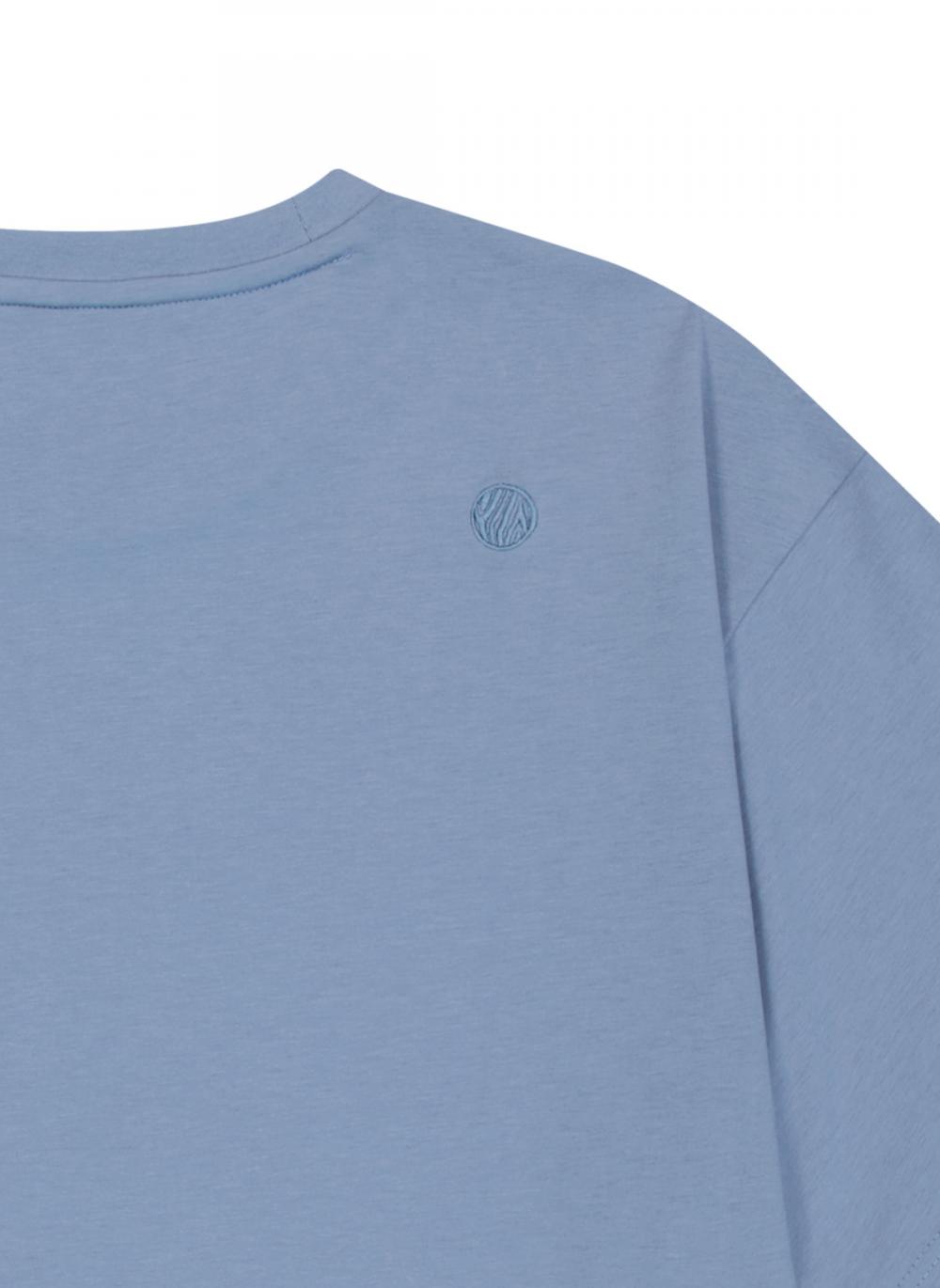 OGシールドダーツショートスリーブTシャツ-ブルー | OFFGRID | HANA(ハナ) #13
