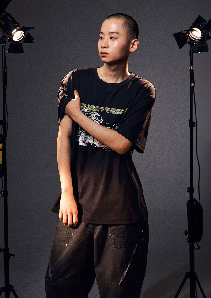 OGシールドダーツショートスリーブTシャツ-ブラック | OFFGRID | HANA(ハナ) #4