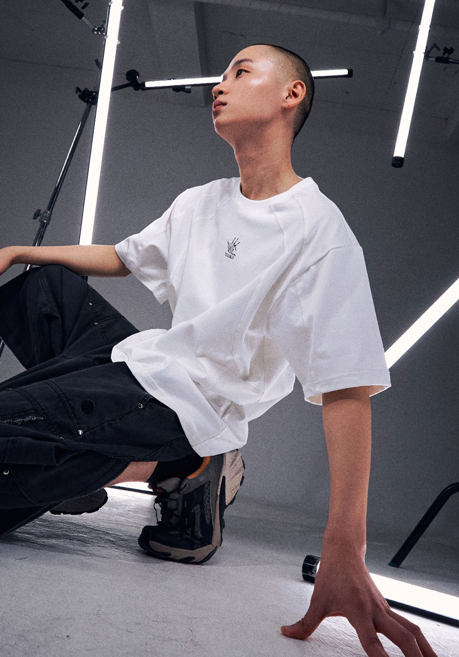 OGシールドインシジョンショートスリーブTシャツ-ホワイト | OFFGRID | HANA(ハナ) #3