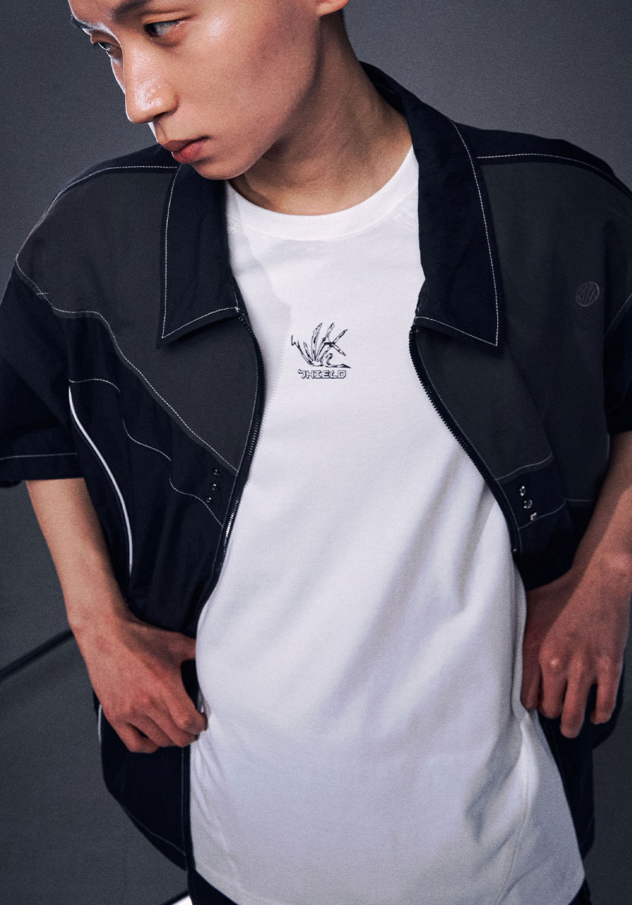 OGシールドインシジョンショートスリーブTシャツ-ホワイト | OFFGRID | HANA(ハナ) #8
