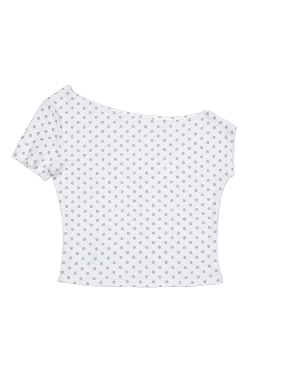 ドットワンショルダーTシャツ (アイボリー) | ASURA | HANA(ハナ) #10
