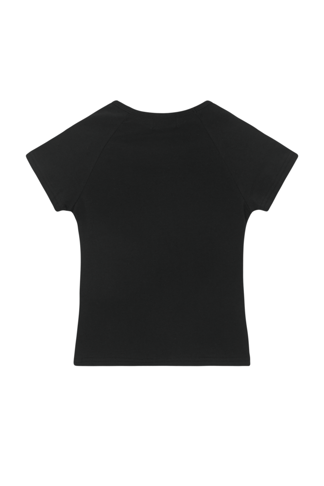 レースハーフTシャツ（ブラック） | Bellialeu | HANA(ハナ) #2