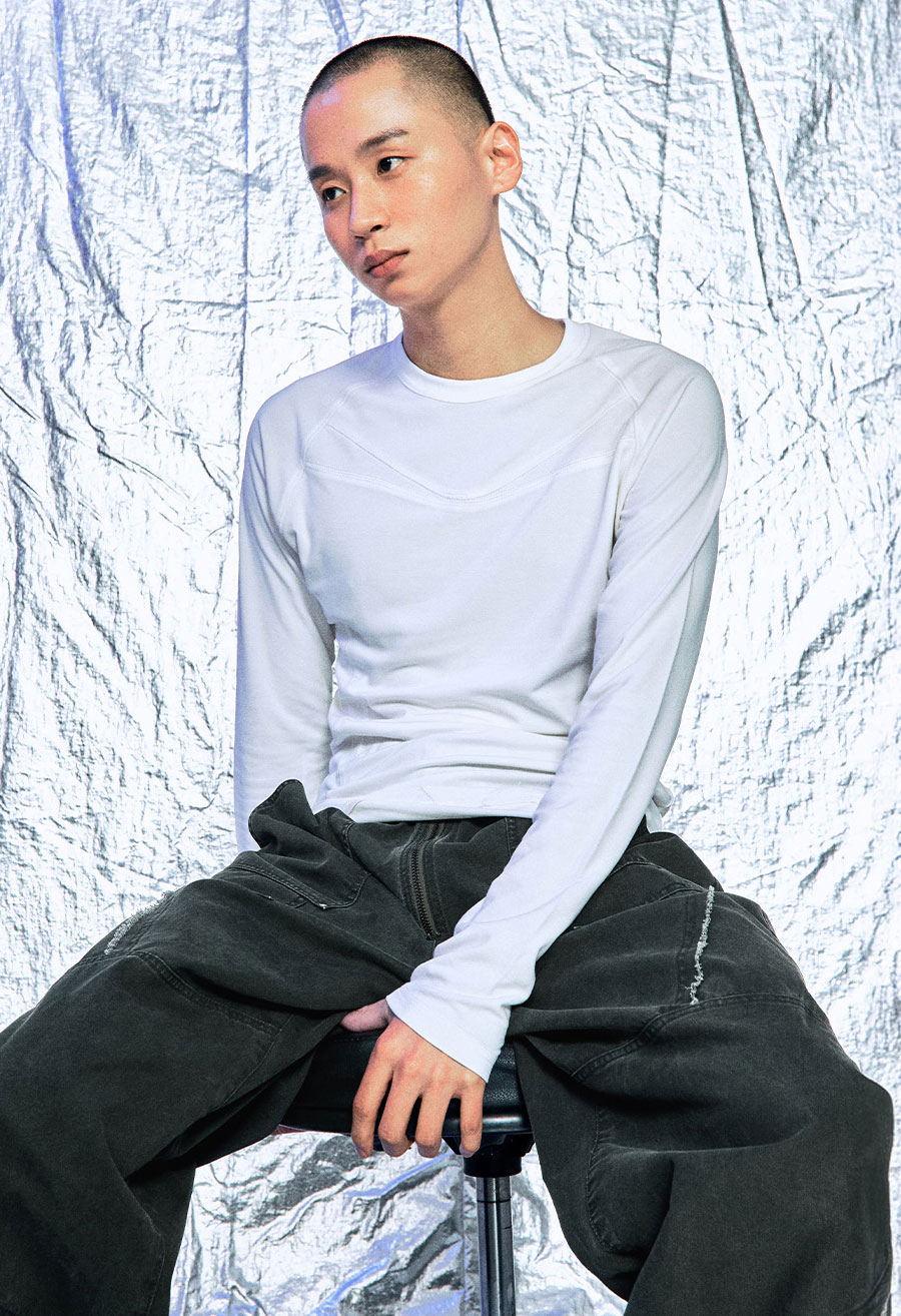 OGシールドフラッシュロングスリーブTシャツ-ホワイト | OFFGRID | HANA(ハナ) #6