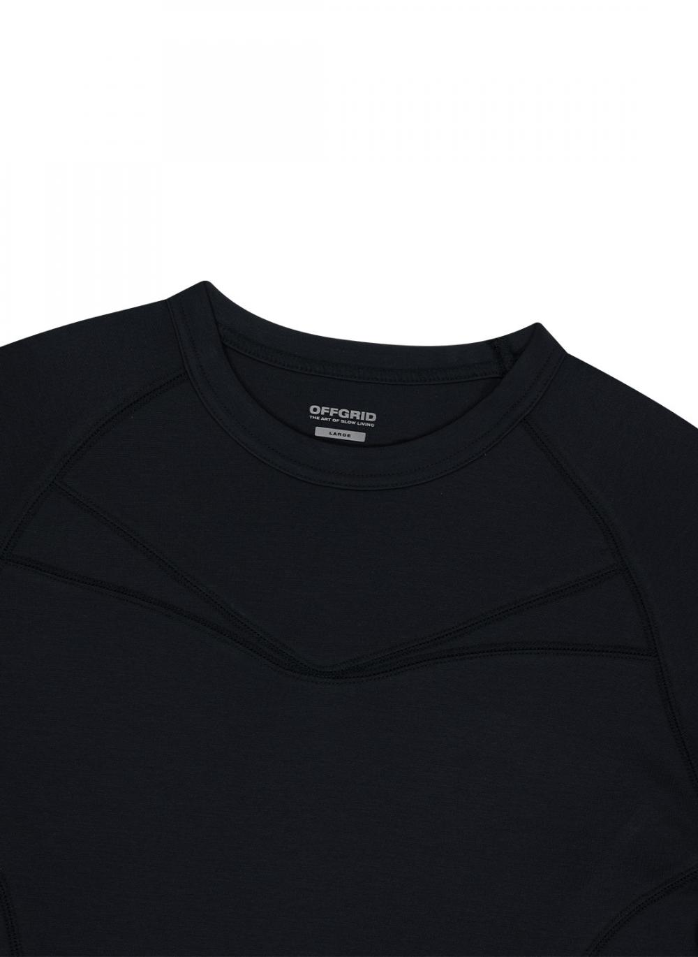 OGシールドフラッシュロングスリーブTシャツ-ブラック | OFFGRID | HANA(ハナ) #11