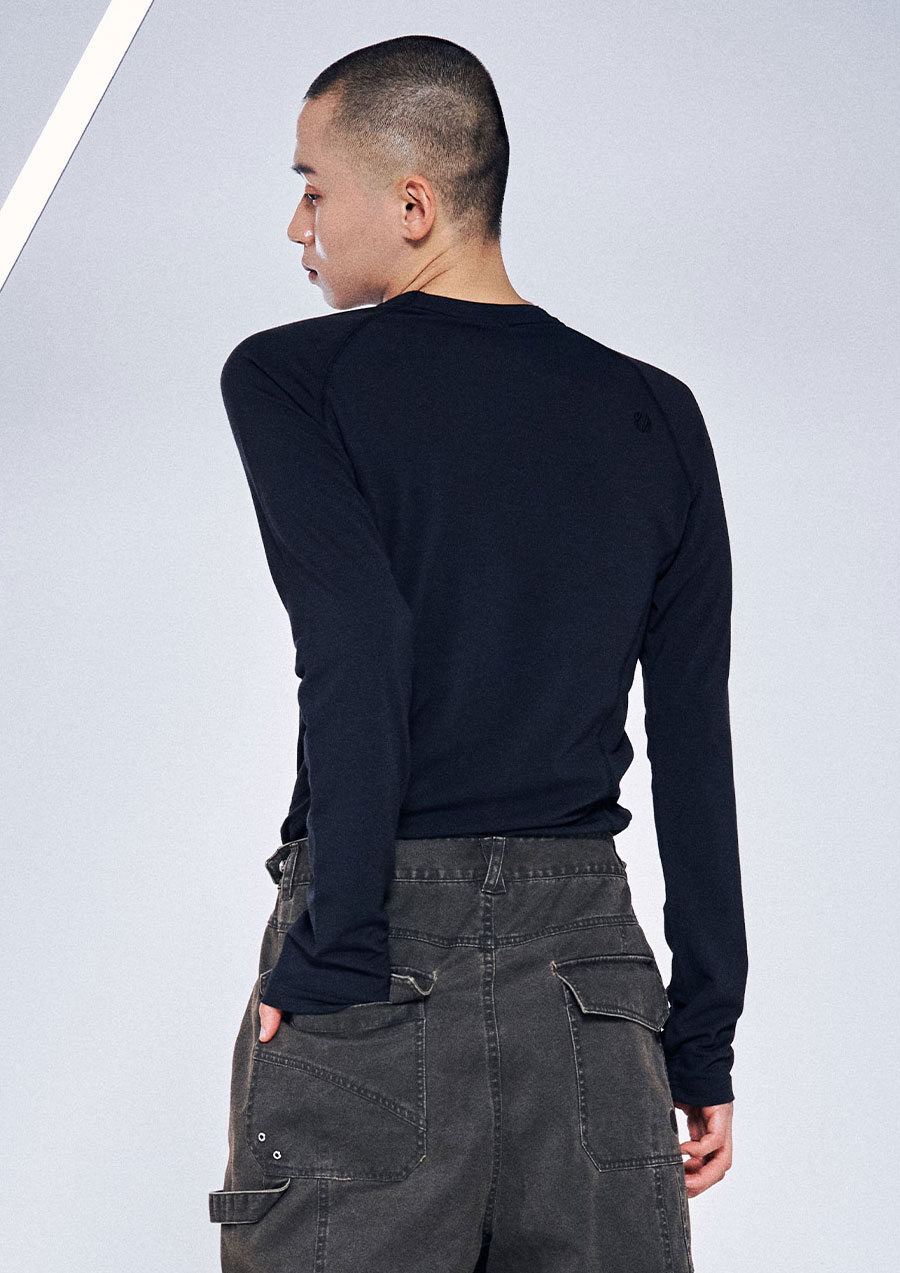 OGシールドフラッシュロングスリーブTシャツ-ブラック | OFFGRID | HANA(ハナ) #9