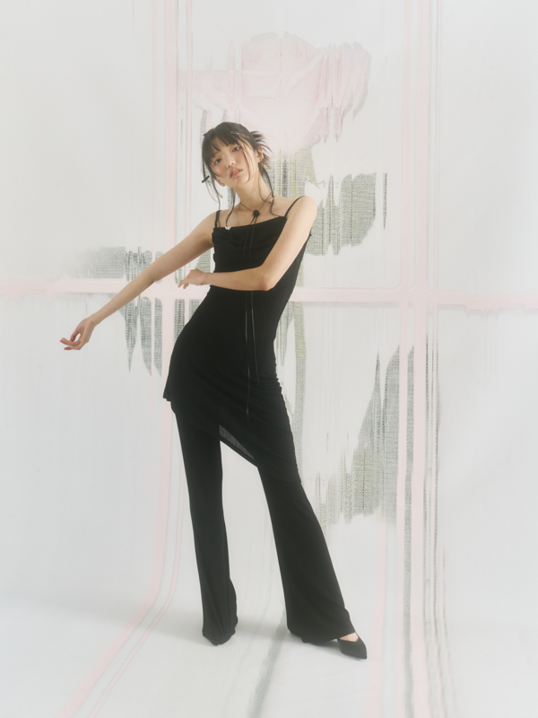 アンバランスシャーリングドレス（ブラック） | Inner museum | HANA(ハナ) #2