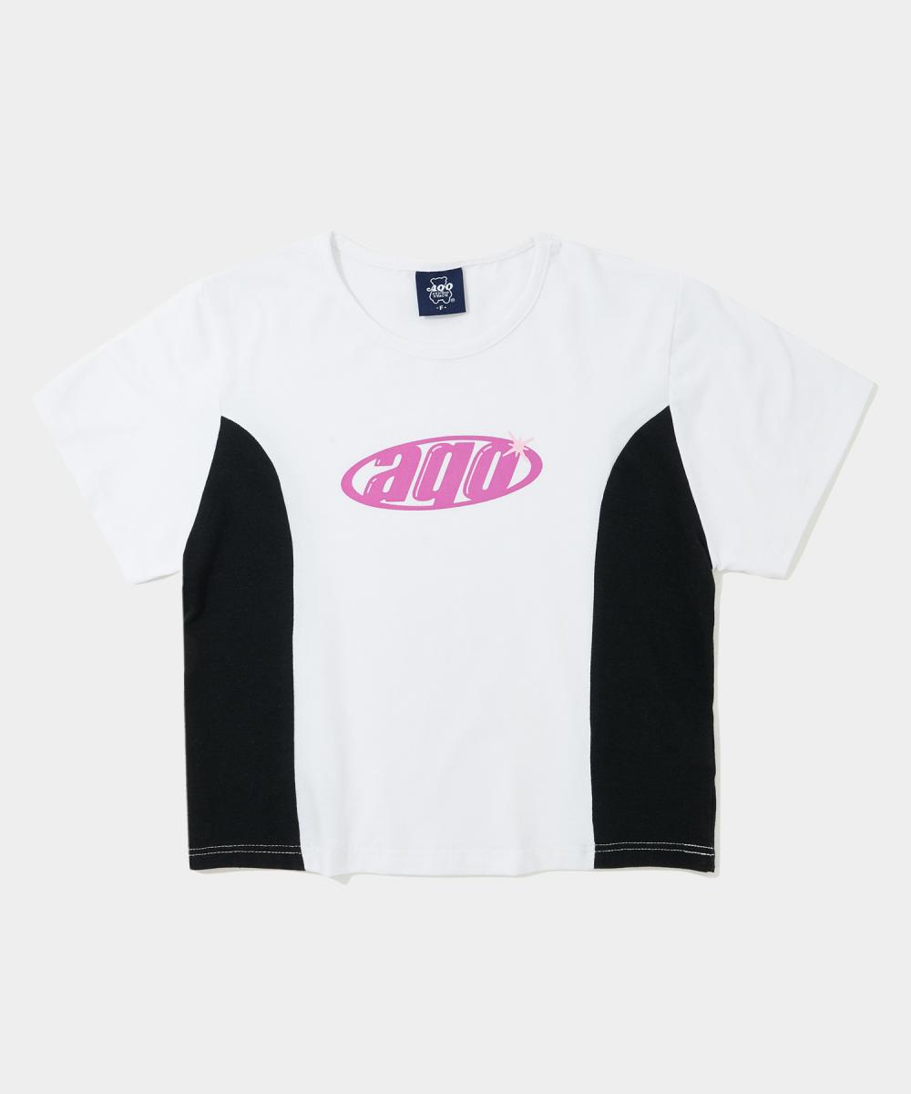 サークルロゴ クロップTシャツ ホワイト | AQO studio space | HANA(ハナ) #5