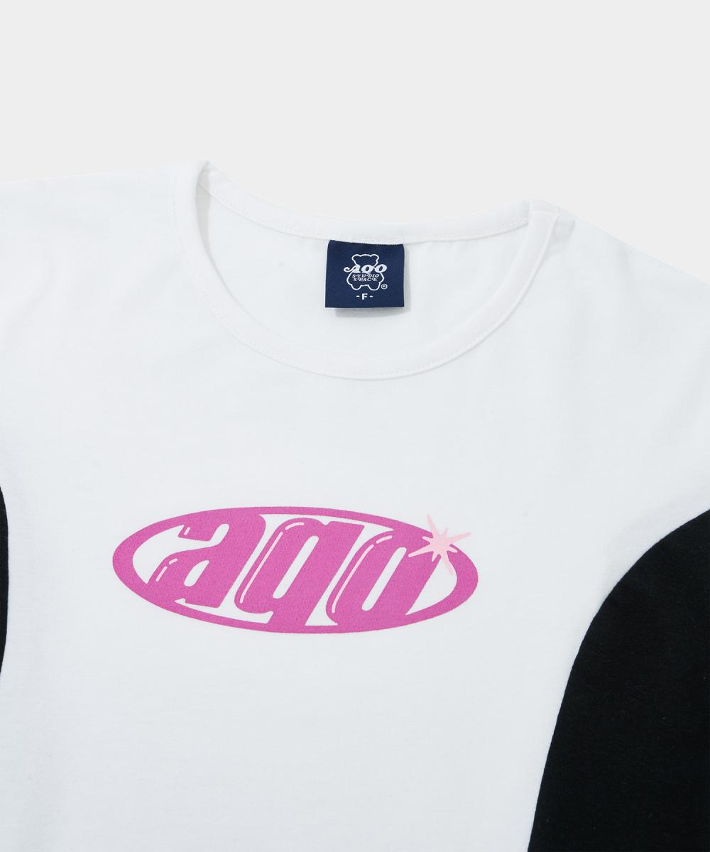サークルロゴ クロップTシャツ ホワイト | AQO studio space | HANA(ハナ) #7