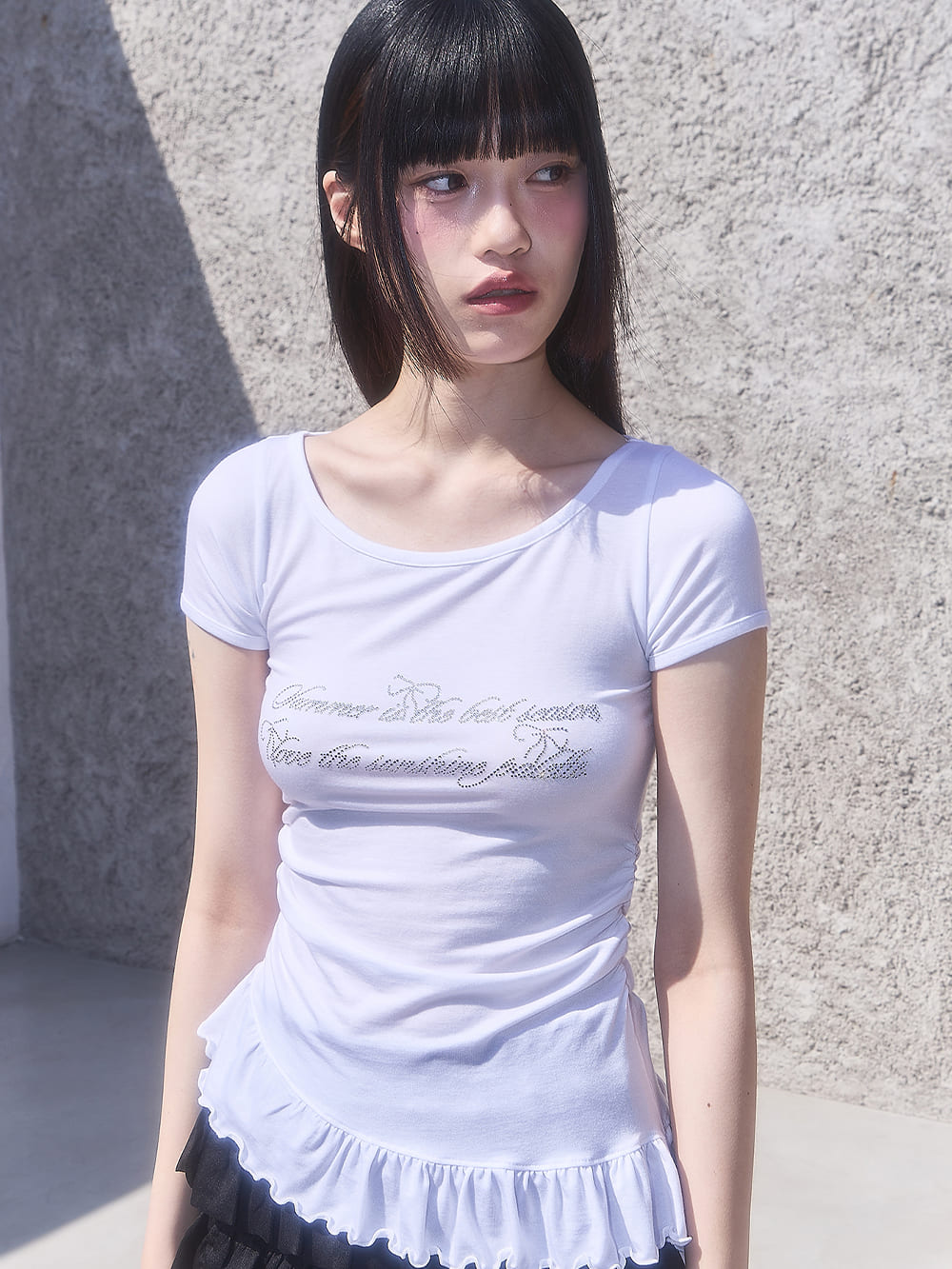 アンバルフリル ホットフィックス トップ（ホワイト） | ILLIGO | HANA(ハナ) #2