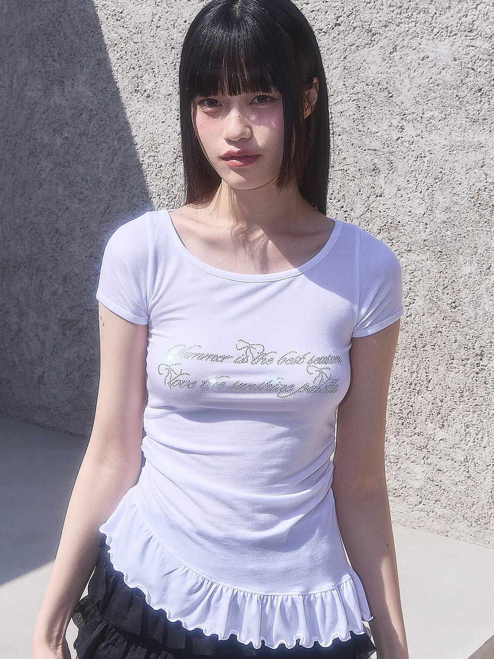 アンバルフリル ホットフィックス トップ（ホワイト） | ILLIGO | HANA(ハナ) #3