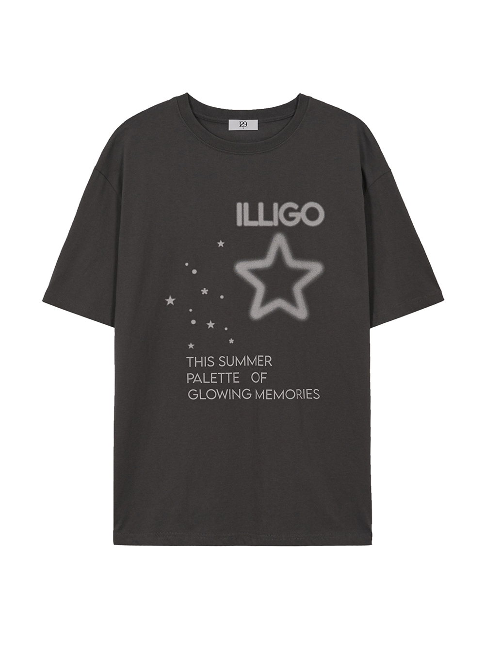 スタースプレー オーバーフィットTシャツ（チャコール） | ILLIGO | HANA(ハナ) #5