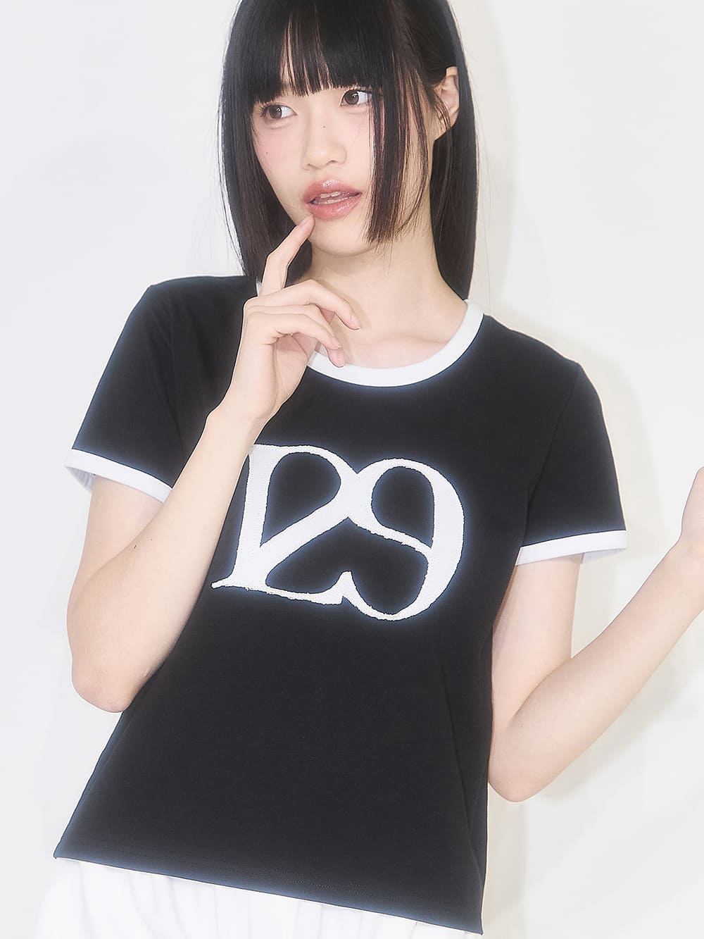 129 ロゴパッチ Tシャツ（ブラック） | ILLIGO | HANA(ハナ) #4