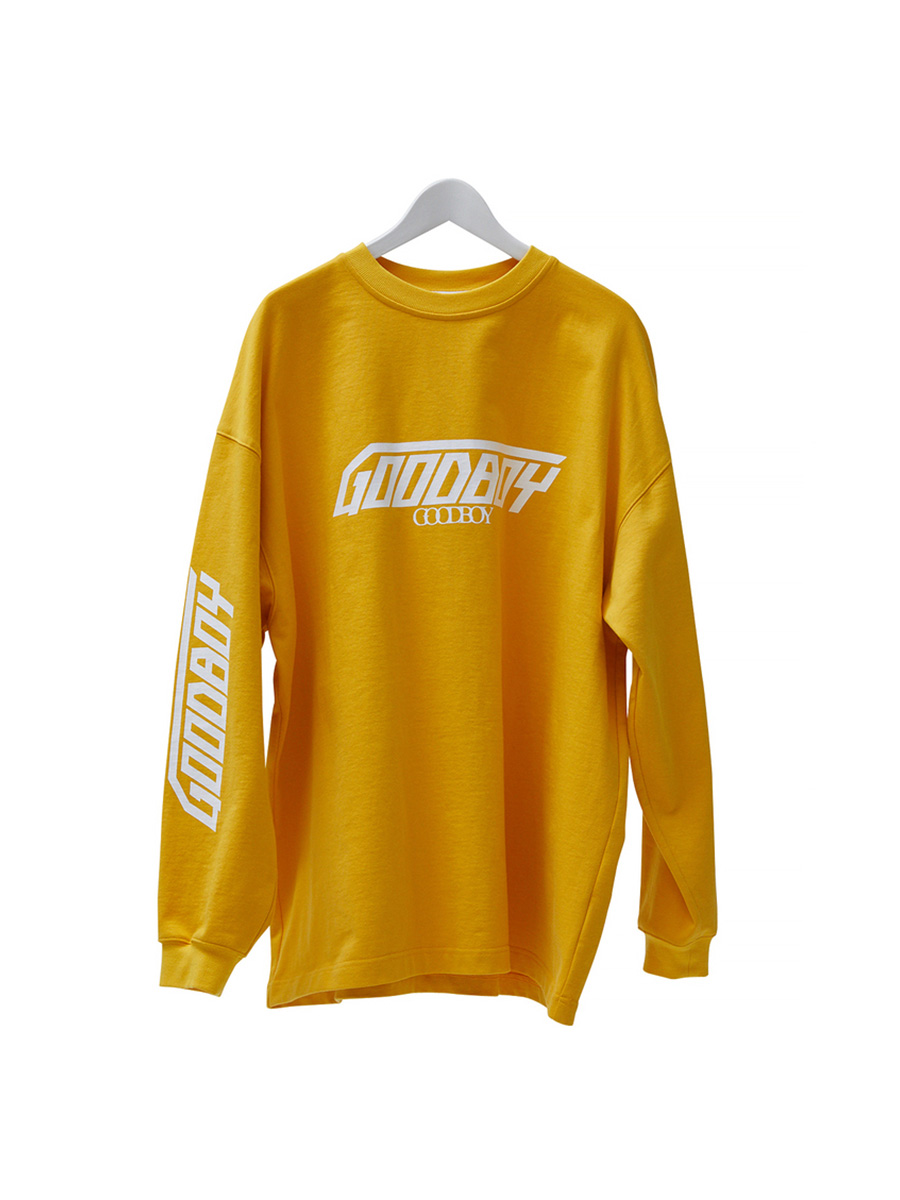 L/SLV プリント Tシャツ (イエロー) | XOXOGOODBOY | HANA(ハナ) #1