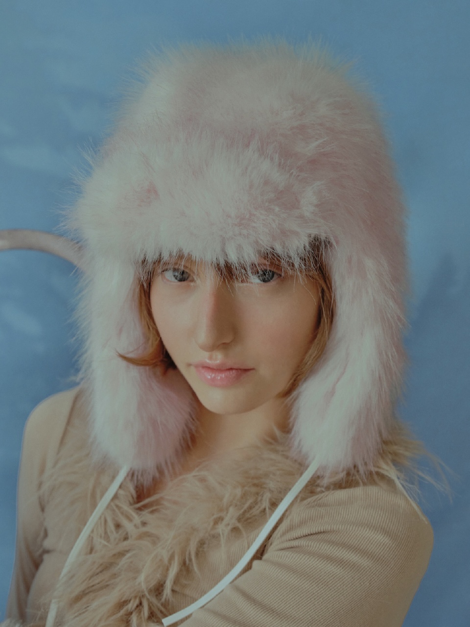 オンブレイヤーフラップハット（ピンク） | POESIE DAME | HANA(ハナ) #1