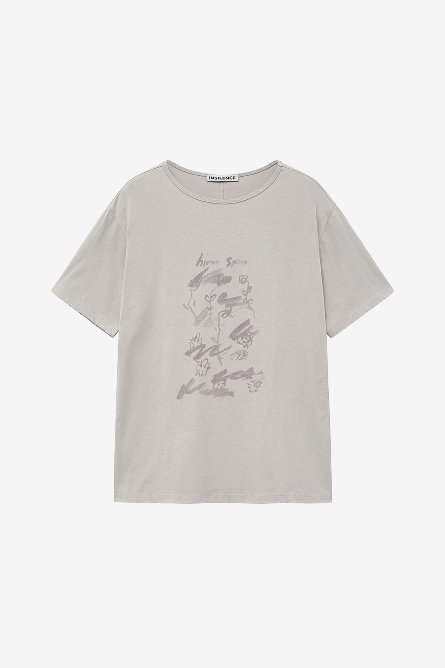 ヴィンテージ スケッチ Tシャツ ベージュ | INSILENCE | HANA(ハナ) #1