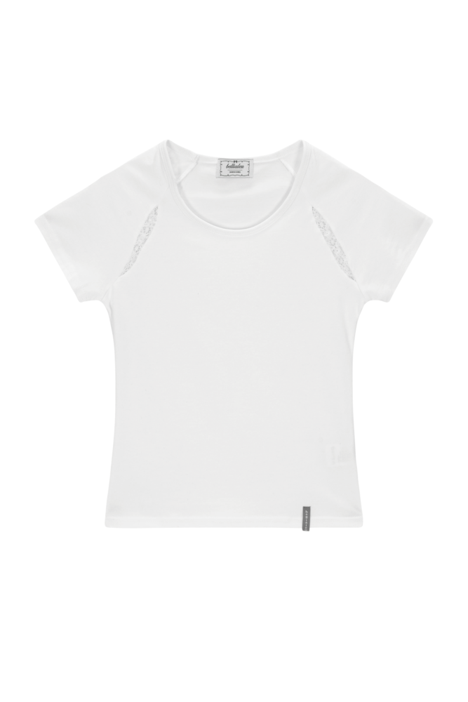 レースハーフTシャツ（ホワイト） | Bellialeu | HANA(ハナ) #1