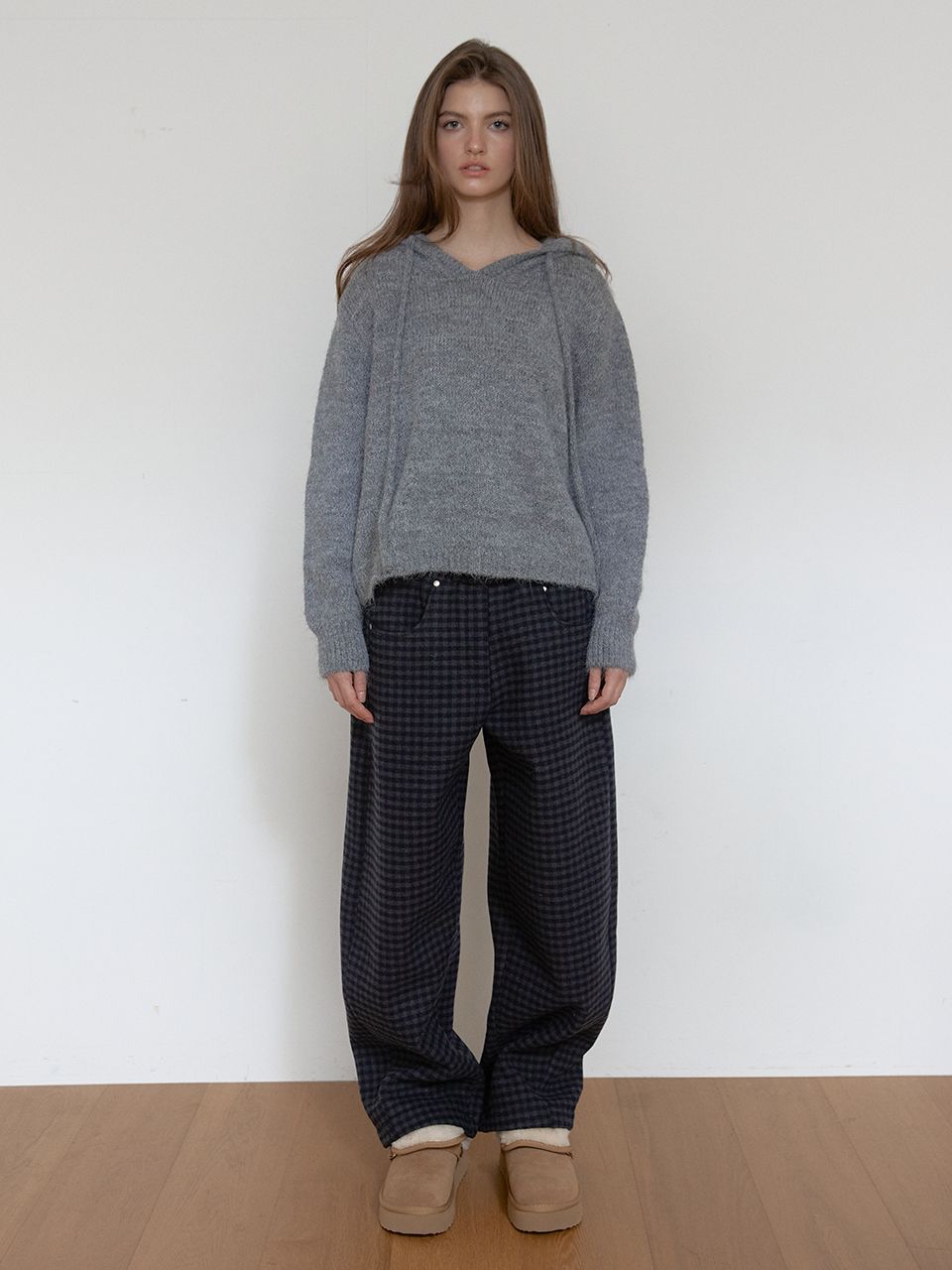 ソフトカーブパンツ (チェック) | ASURA | HANA(ハナ) #1