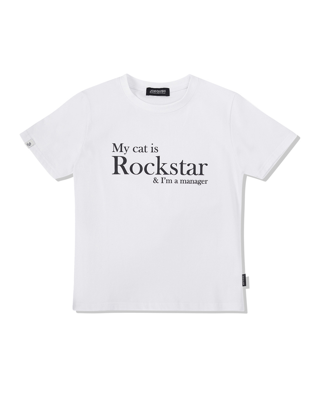 My cat is Rockstar (CROP VER.) (ホワイト) | JOEGUSH | HANA(ハナ) #1