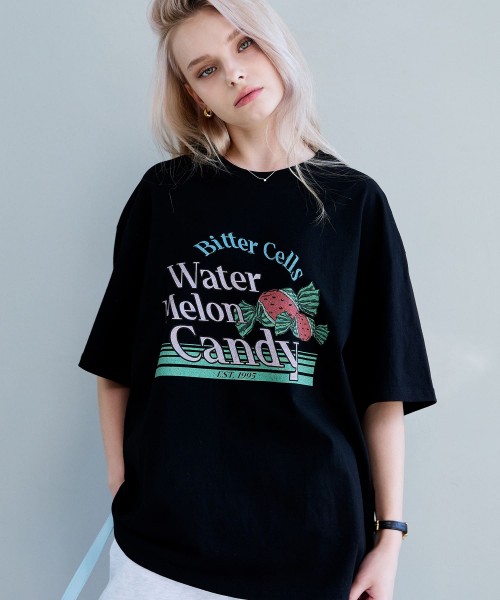 韓国女子に人気★[BITTERCELLS] BLAZE CANDLE TEE BITTERCELLS(ビターセルズ) - 韓国ブランド公式通販HANA(ハナ)