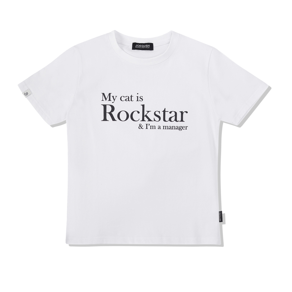 My cat is Rockstar (CROP VER.) (White) | JOEGUSH | HANA(ハナ) #1