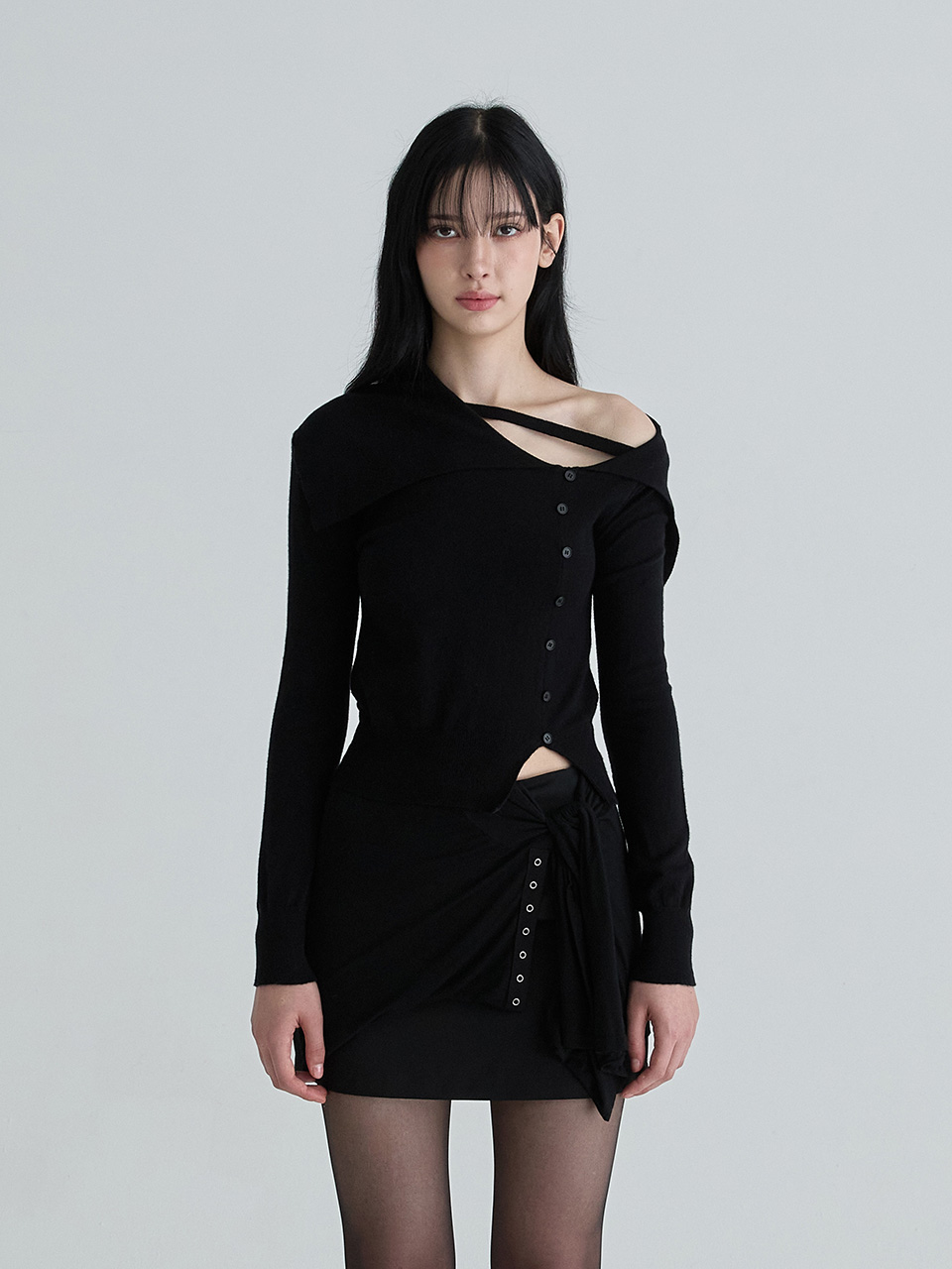 セーラーストラップニット(ブラック) | Not your rose | HANA(ハナ) #1