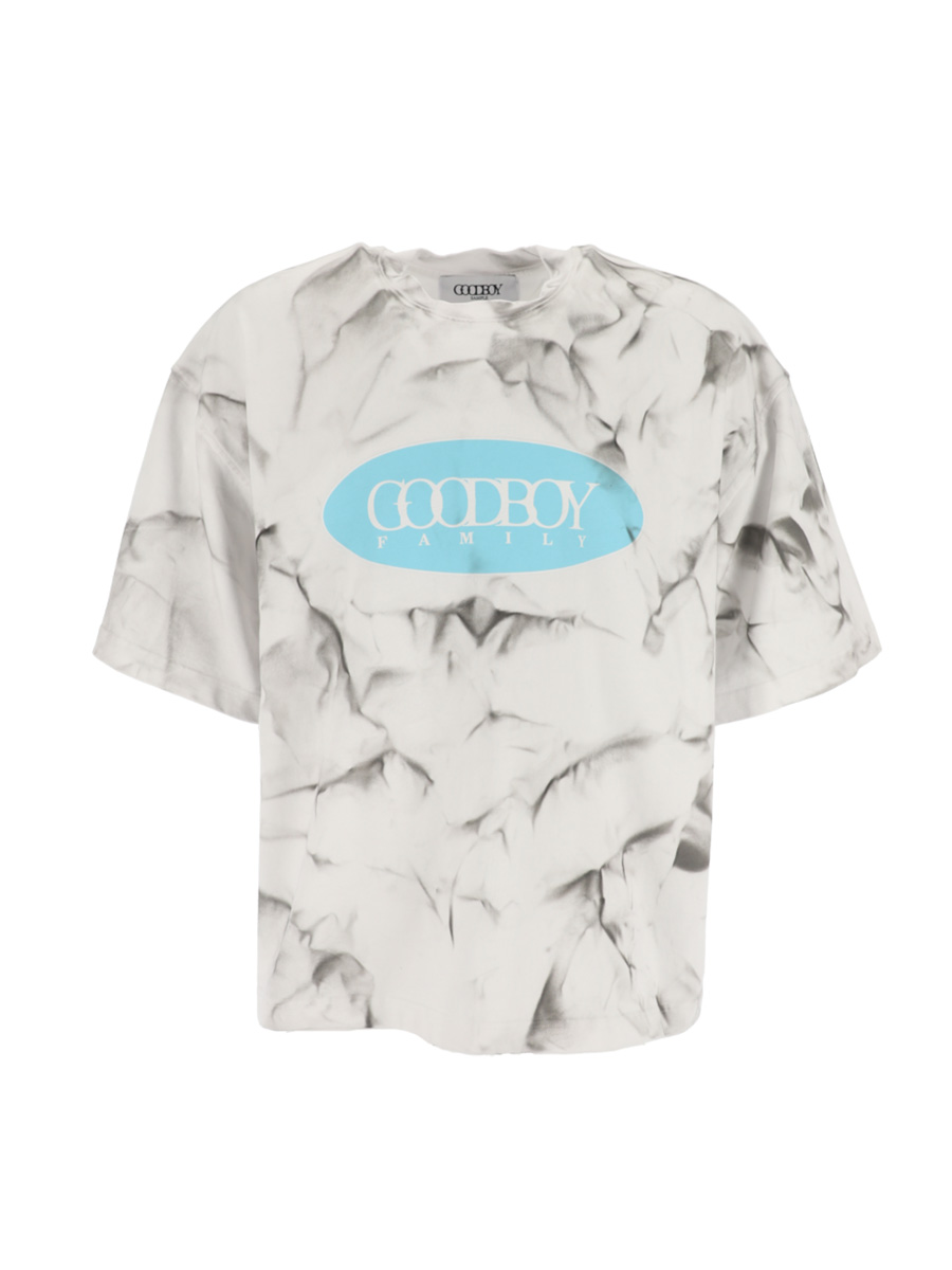 GOODBOY ファミリーロゴ ブリーチTシャツ (ホワイト) | XOXOGOODBOY | HANA(ハナ) #1