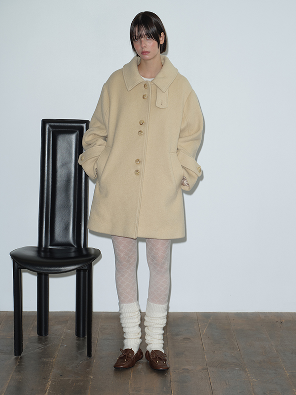 ブークレハーフコート（バター） | Margarin Fingers | HANA(ハナ) #1