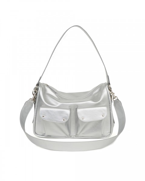 【YEOMIM】MINI BOX BAG ヨミム 韓国 ホワイトドット バッグ ホワイト（白）系 韓国 YEOMIM(ヨミム) トートバッグ(レディース