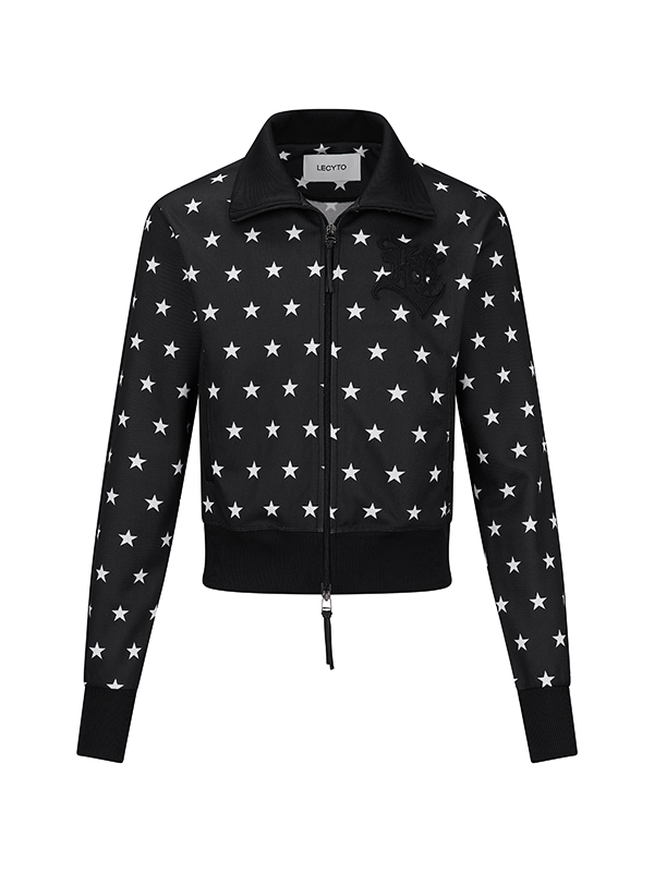 フィーバースター トラック ジップアップ ジャケット_[ブラック] | LECYTO | HANA(ハナ) #1