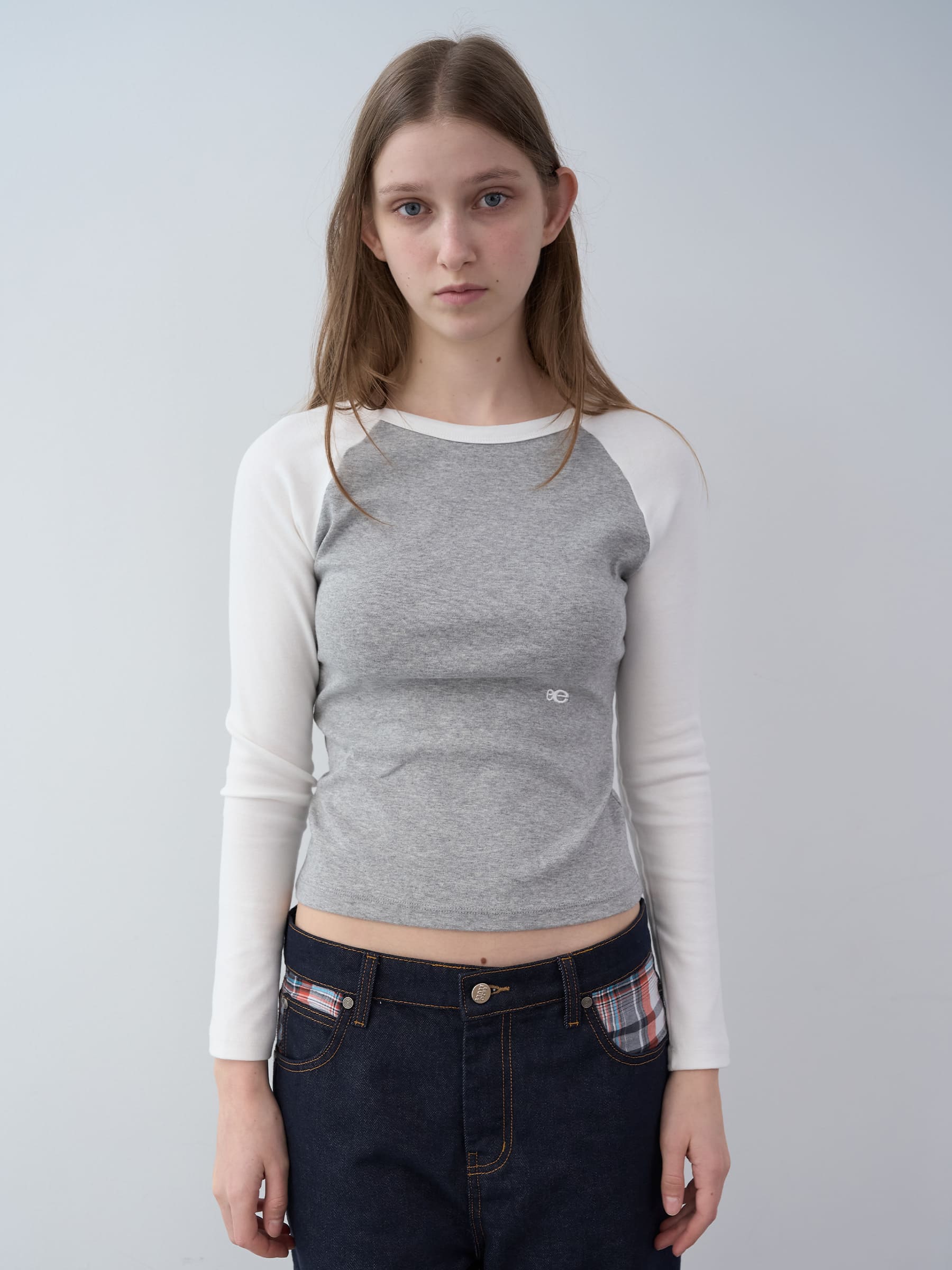 ベーシックラグランLST (グレー) | ENZO BLUES | HANA(ハナ) #1