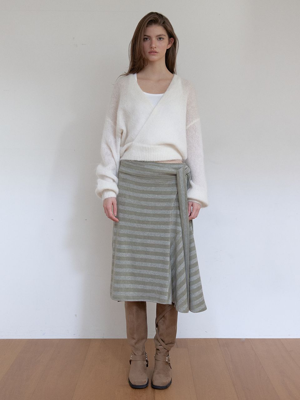 ソフトタイスカート (カーキ) | ASURA | HANA(ハナ) #1