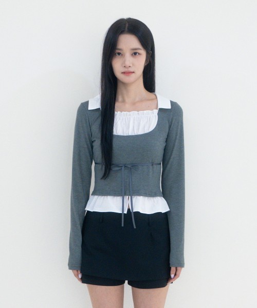 モニカトップ(ベージュ) | Not your rose | HANA(ハナ)