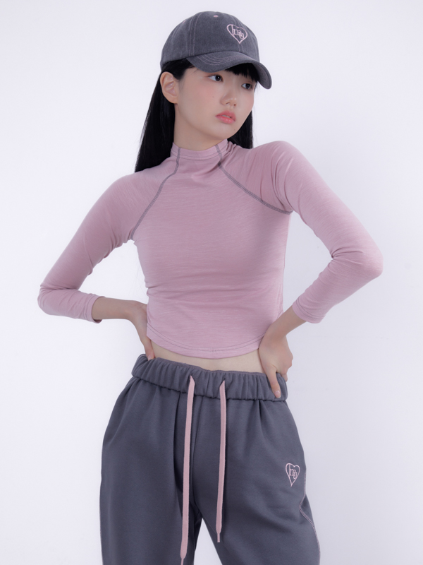 ラグランクロップTシャツ（ピンク） | Inner museum | HANA(ハナ) #1