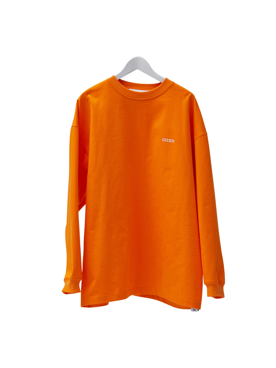 L/SLV ビッグロゴ Tシャツ (オレンジ) | XOXOGOODBOY | HANA(ハナ) #1