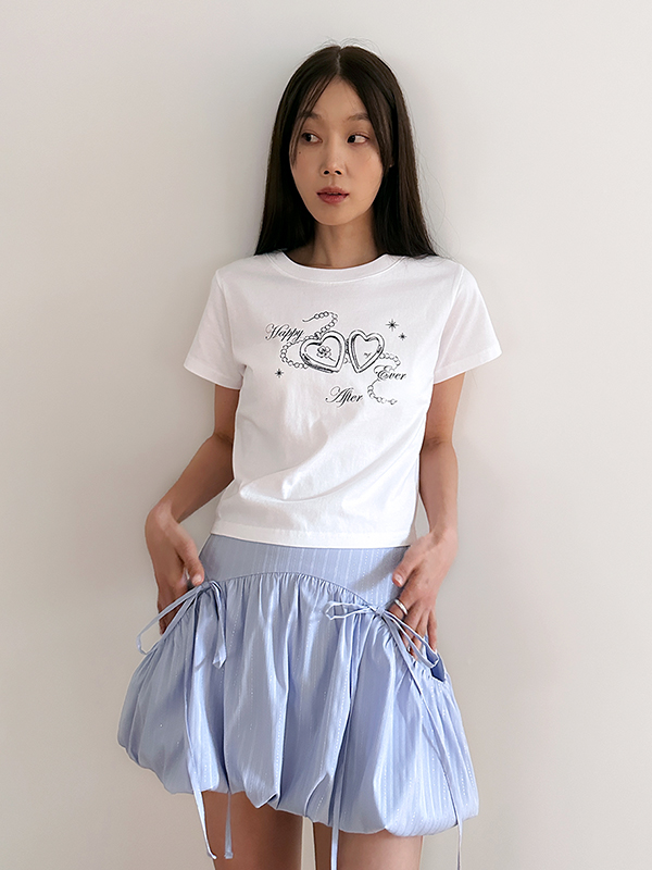 クローバーペンダントTシャツ(ホワイト) | Margarin Fingers | HANA(ハナ) #1